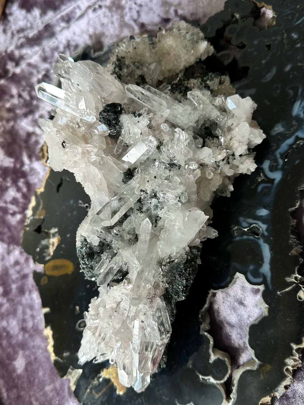 Large Pink Lithium Quartz with Fuchsite PLQ05 - Picture 5 of 6